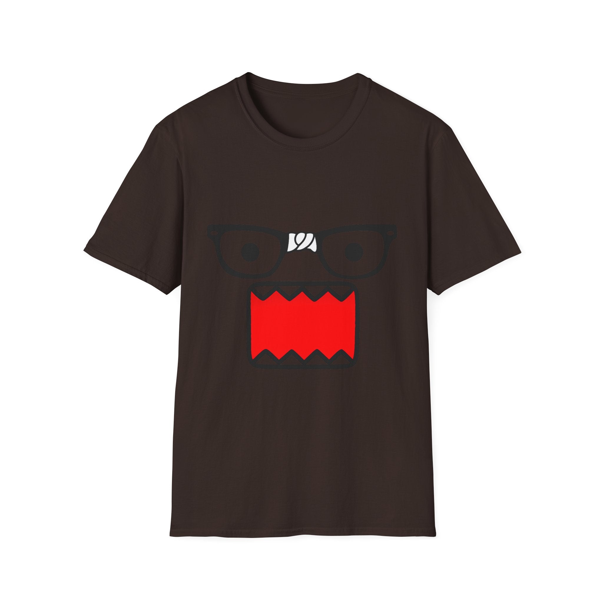 domo-kun T-Shirt — Cute Nerd Glasses Monster Graphic Tee
