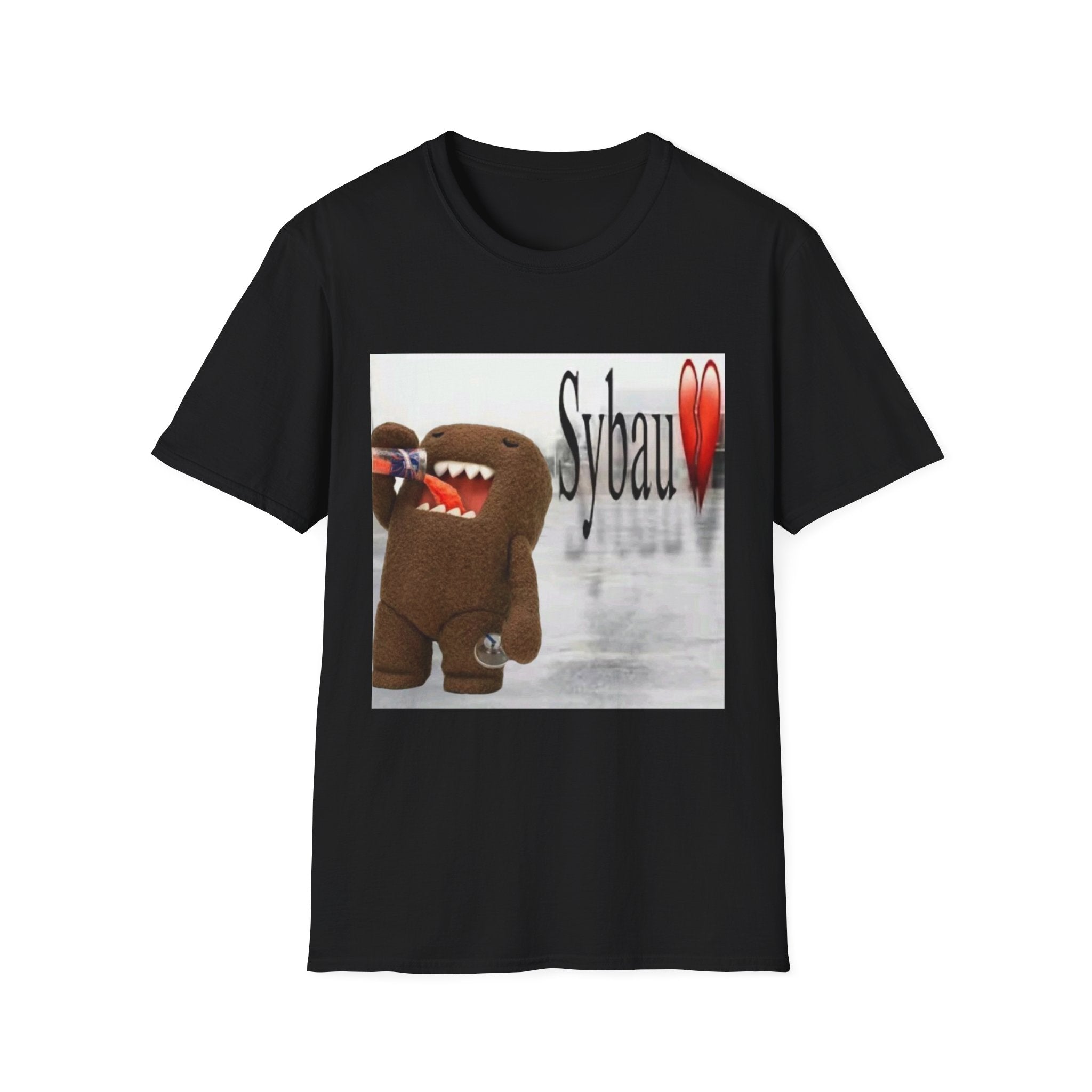 Domo-kun 'Sybau' Graphic T‑Shirt — Cute Kawaii Character Tee