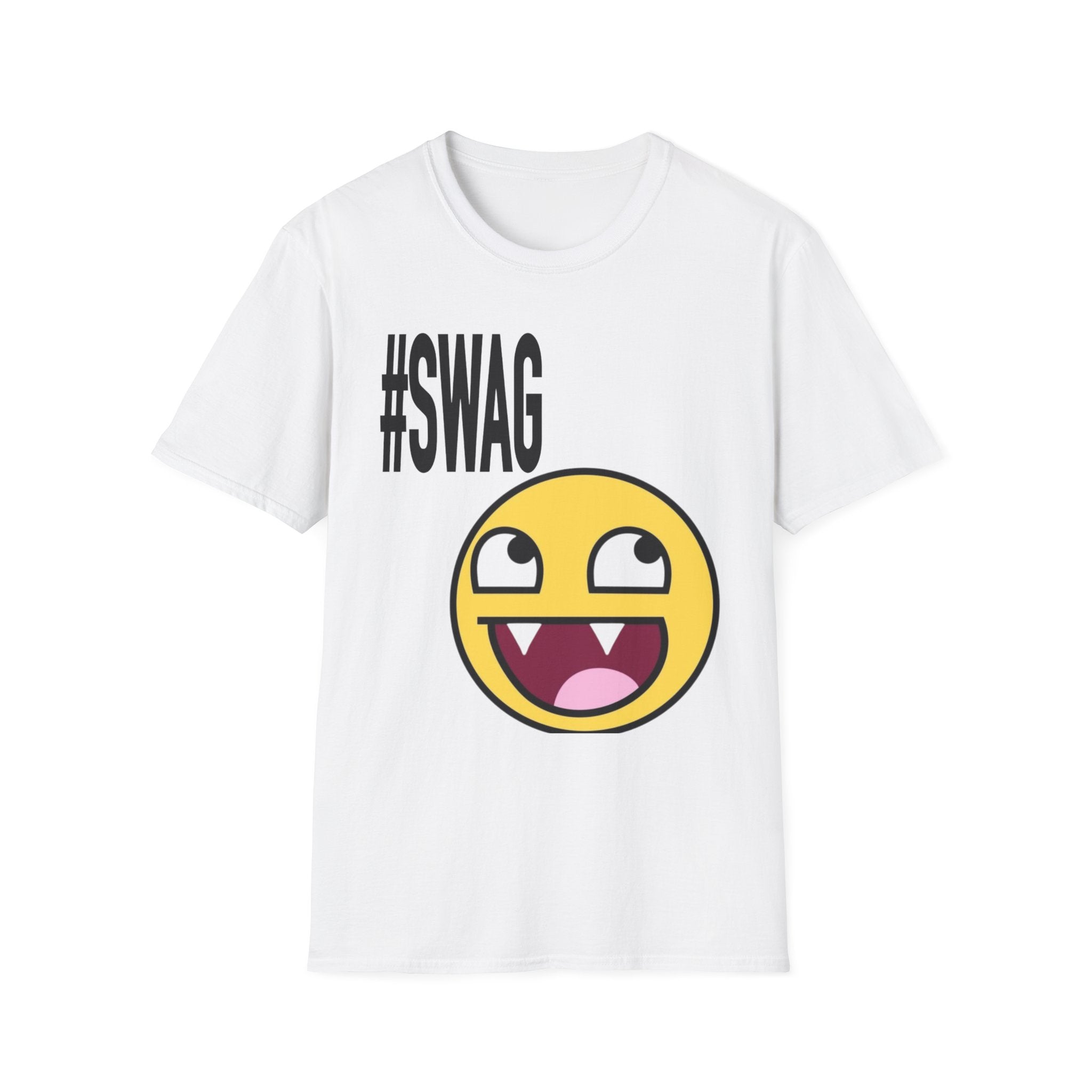 #SWAG Smiley Face T-Shirt — Funny Emoji Graphic Tee for Teens & Casual Wear